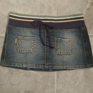 Hollister Denim Mini Skirt